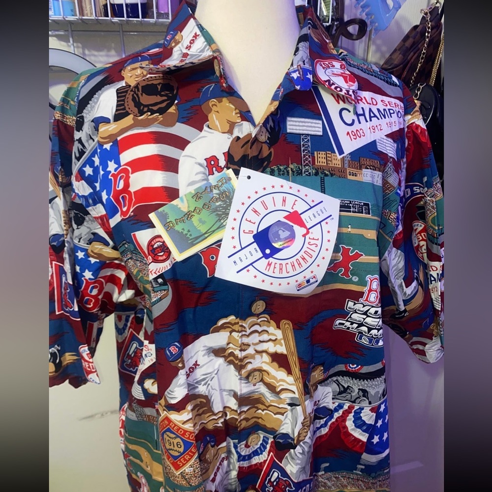 Reyn Spooner Baseball Button Up - Picture 2 of 7